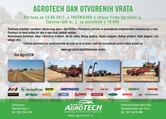 Agrotechovi Dani otvorenih vrata u Tre&scaron;njevcu